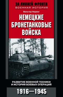 Вальтер Неринг - Немецкие бронетанковые войска. Развитие военной техники и история боевых операций. 1916–1945