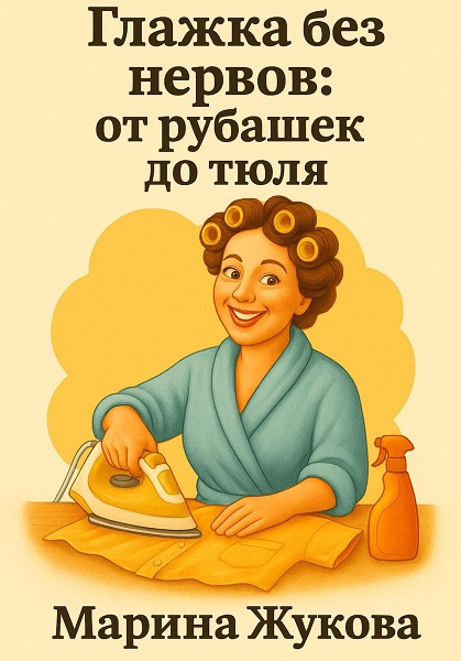 Глажка без нервов: от рубашек до тюля - Марина Сергеевна Жукова